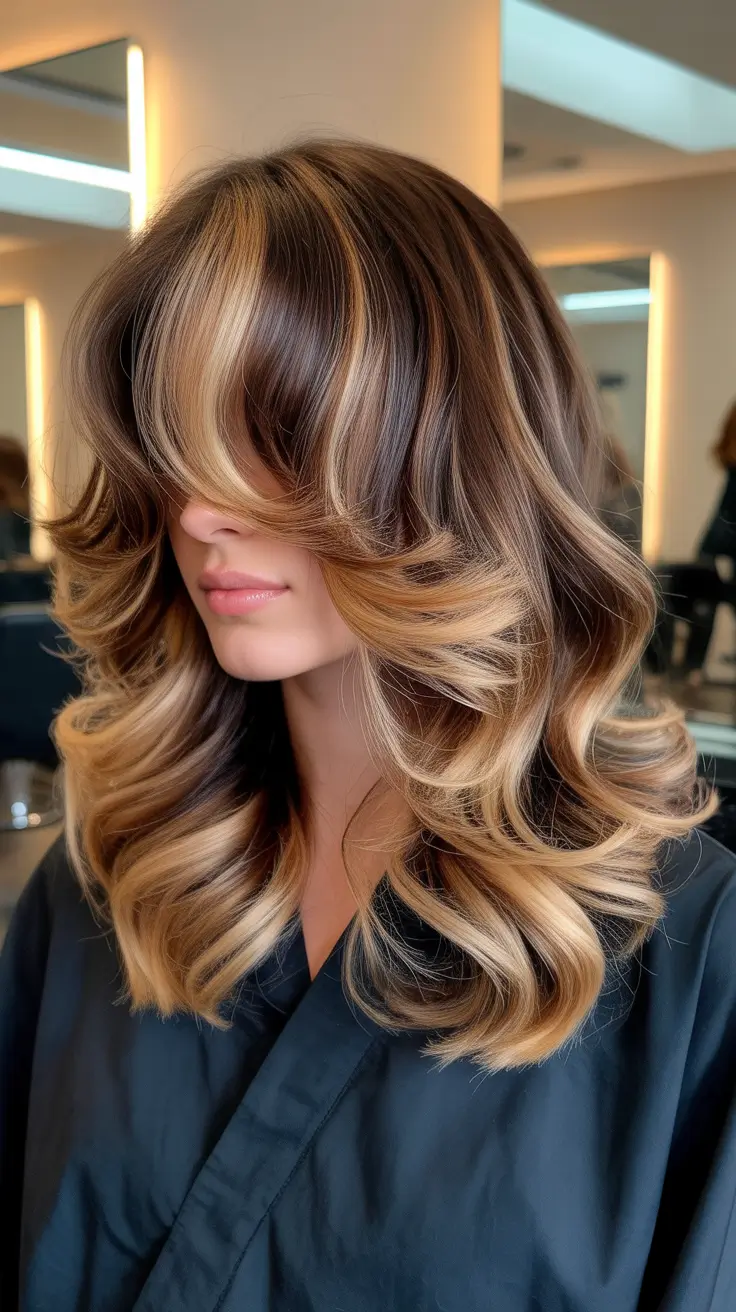 brown hair colors 2026 Honey Layered Glow for Early Autumn