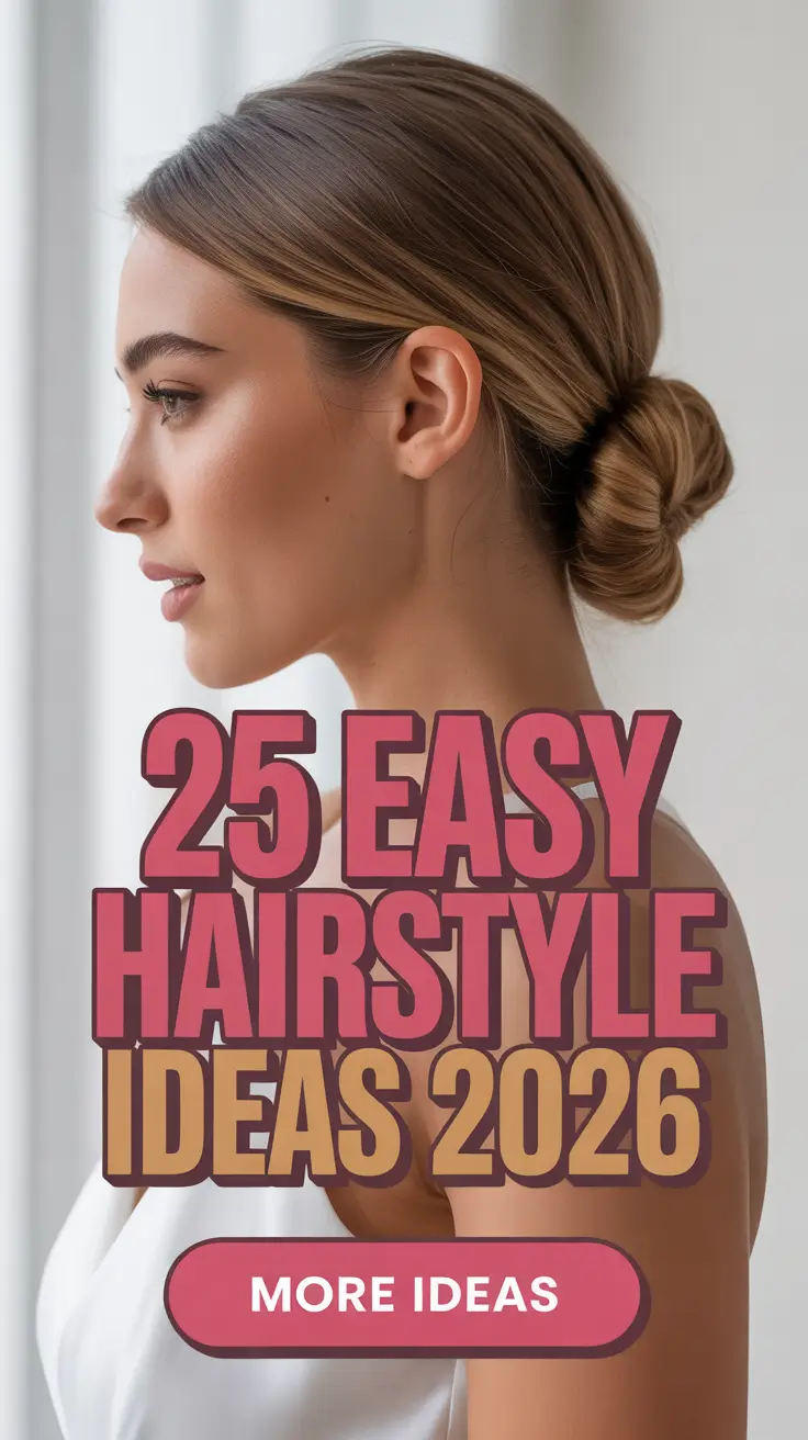 Easy Hairstyle Ideas 2026 for Every Hair Type and Mood