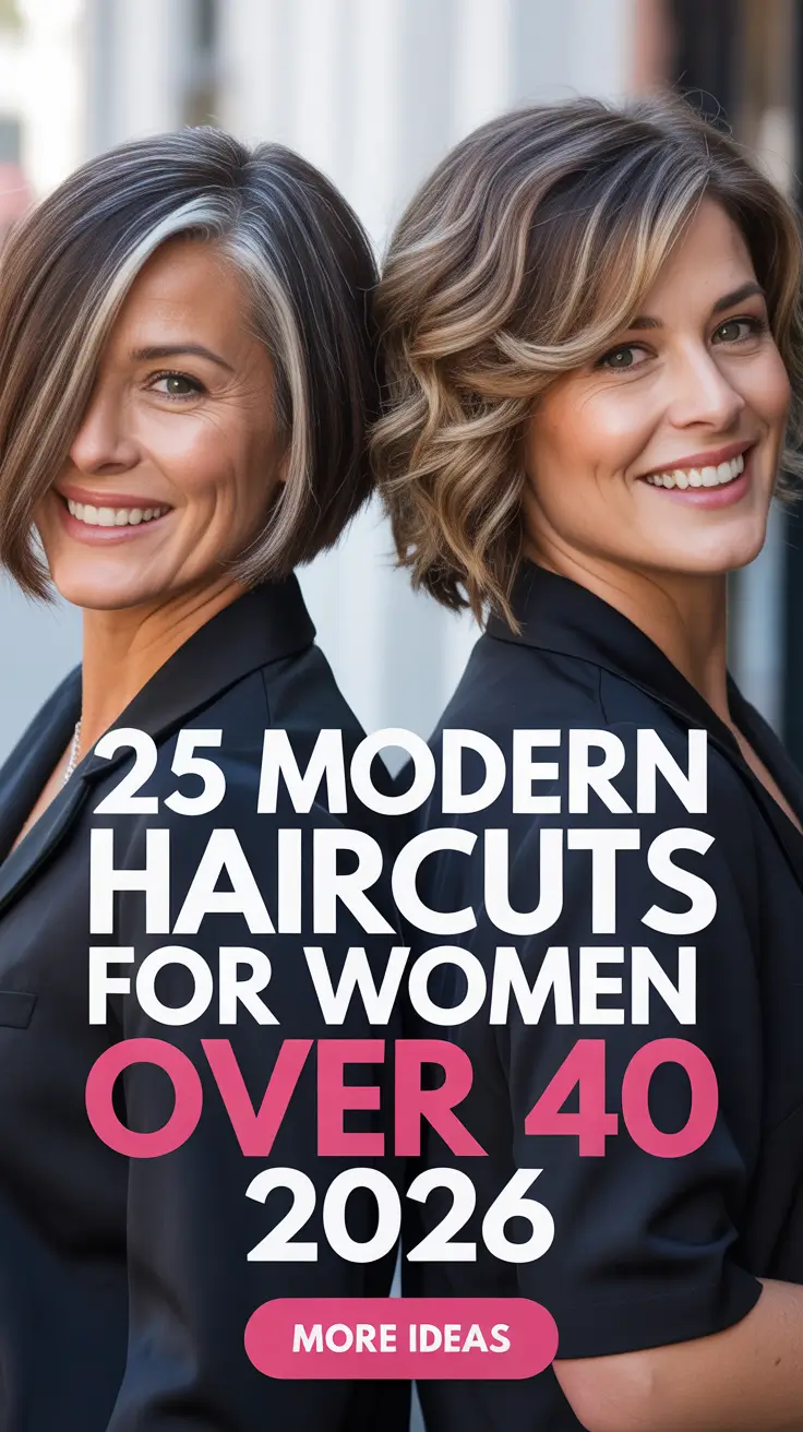 Modern Haircuts for Women Over 40 2026 That Feel Fresh Confident and Wearable