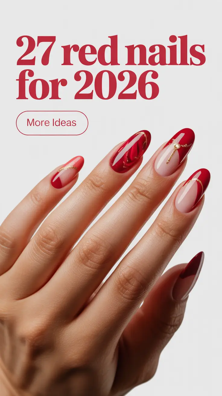 Red Nails for 2026 Designs and Ideas That Feel Modern and Timeless