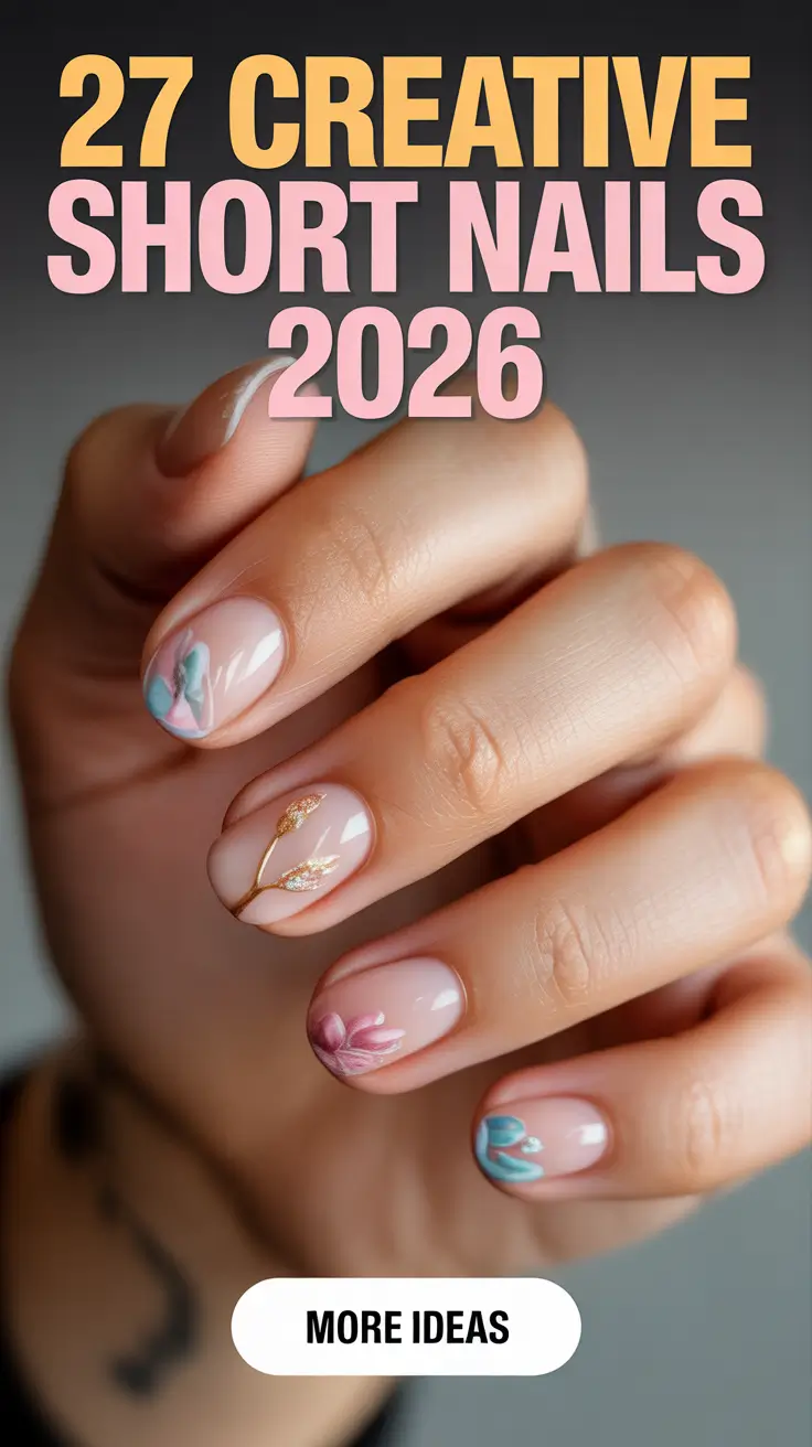 Creative Short Nails 2026 Designs Ideas and Fresh Inspo