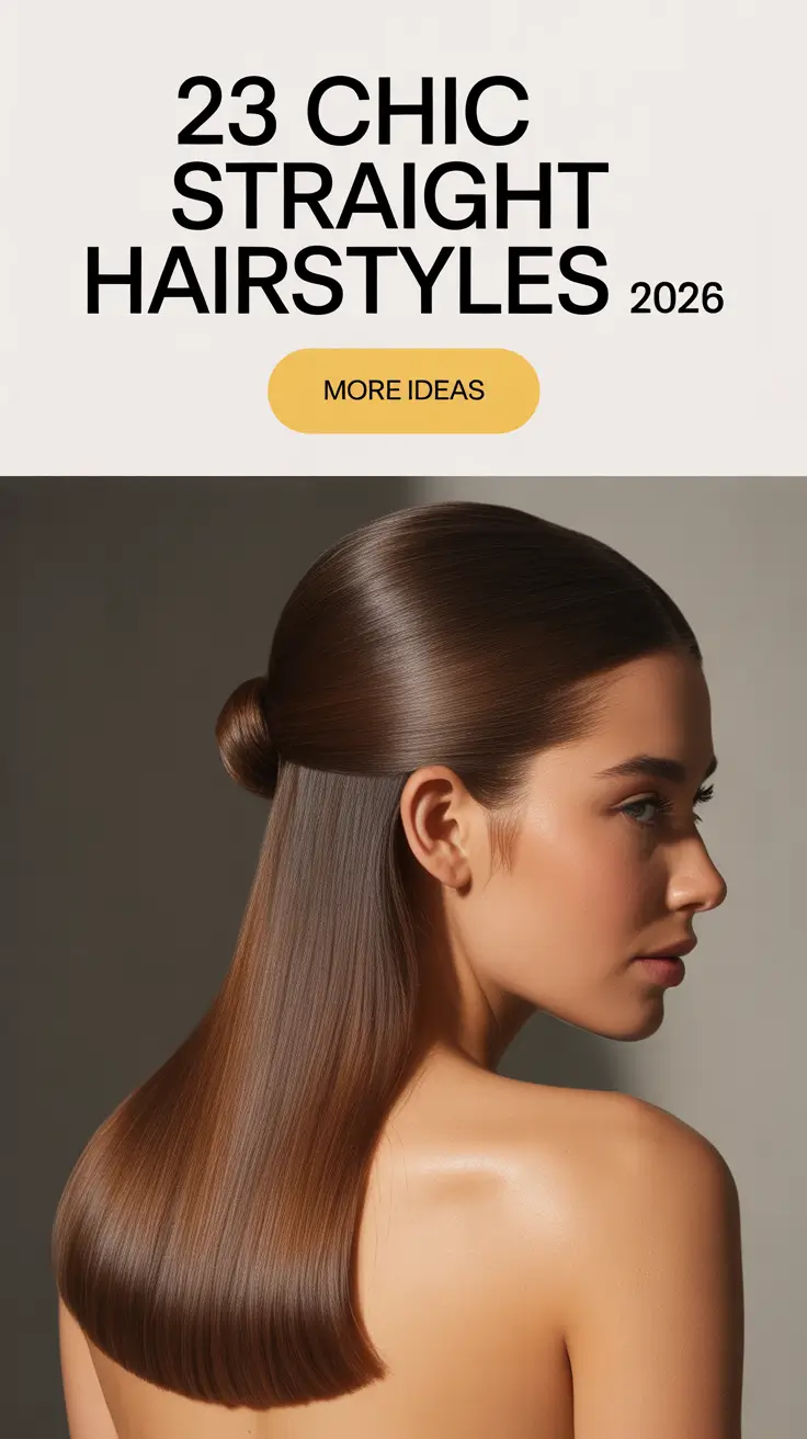 Chic Straight Hairstyles 2026 That Feel Sleek, Modern, and Effortlessly Cool