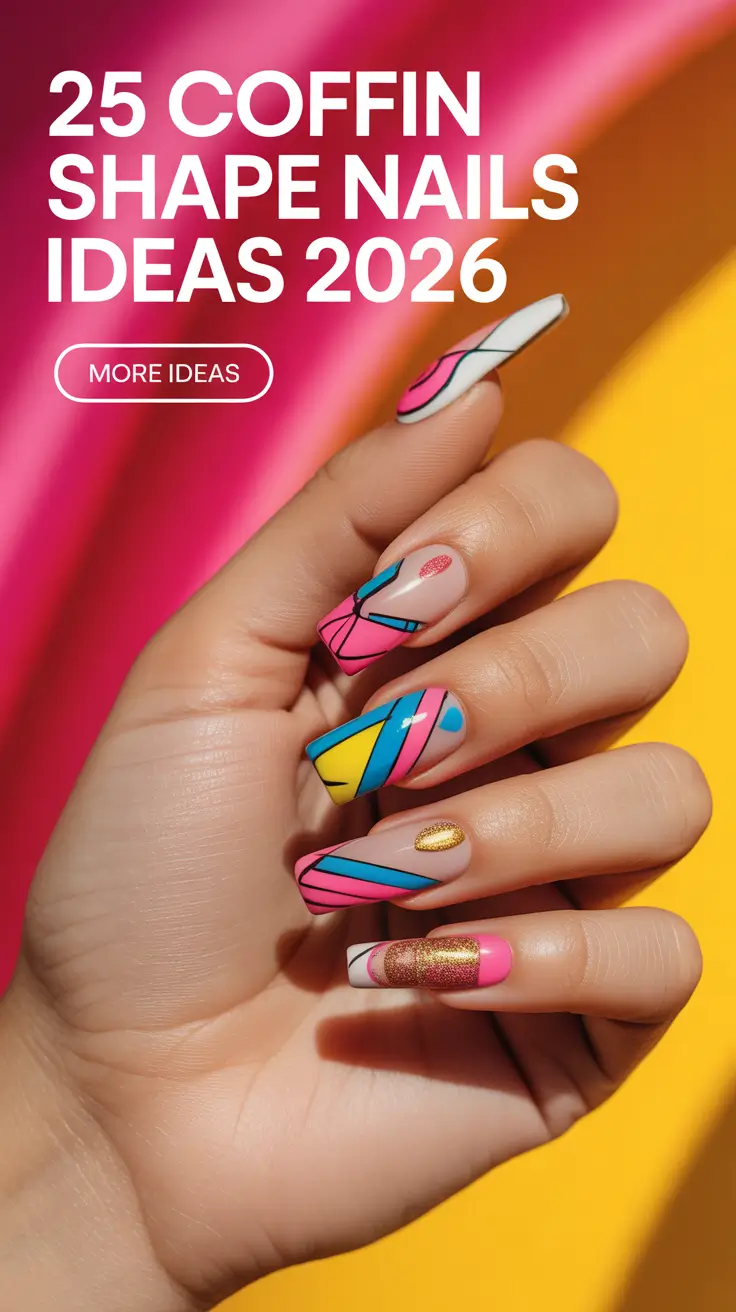 Coffin Shape Nails Ideas 2026 That Feel Modern Pretty and Wearable