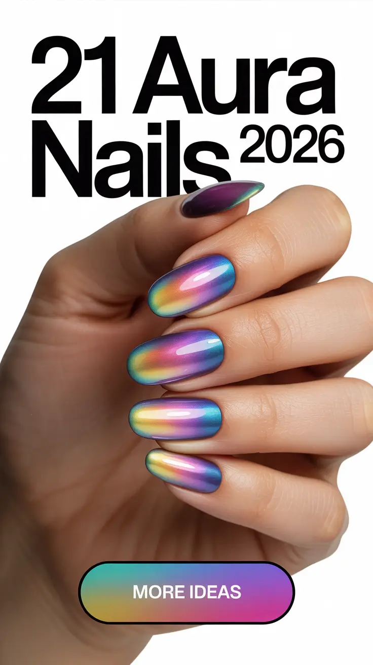 Aura Nails 2026 The Soft Color Trend Everyone Is Saving on Pinterest