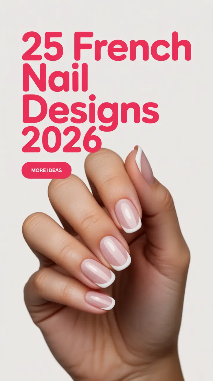 French Nail Designs 2026 That Make Classic Tips Look Brand New
