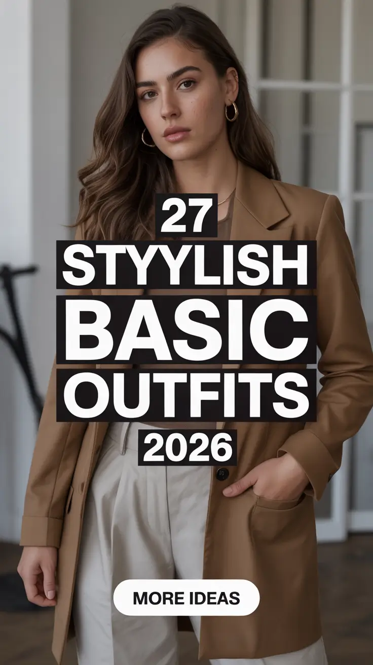 Stylish Basic Outfits 2026: The Ultimate Guide to Casual Chic and Minimalist Wardrobe Ideas