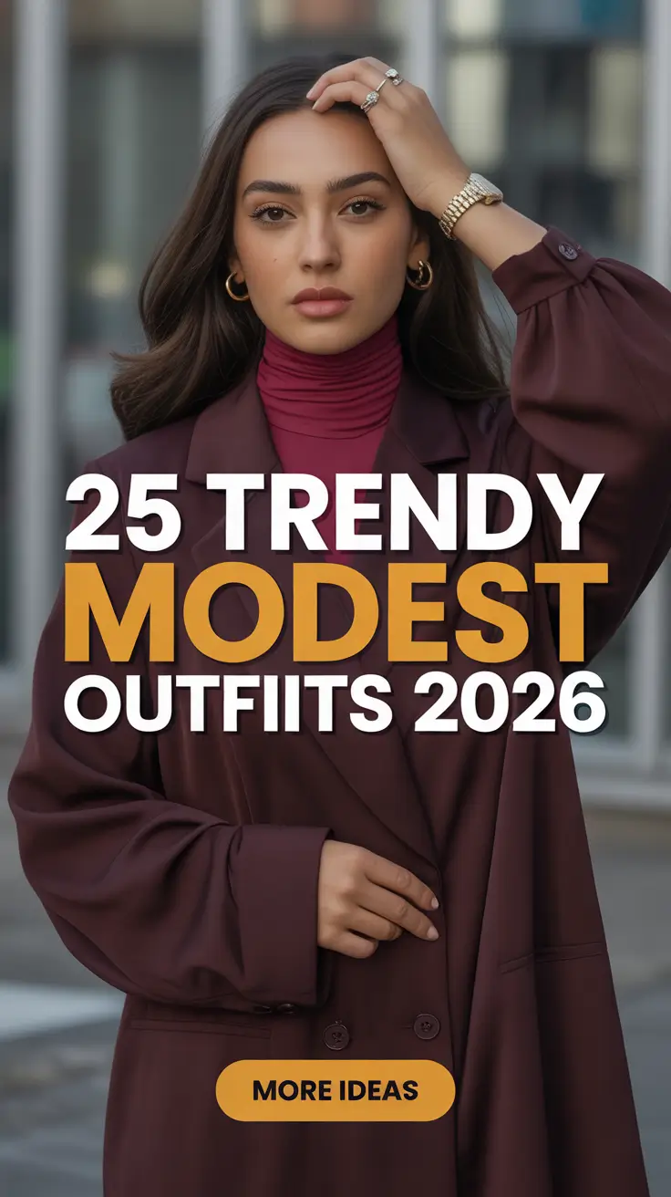 Trendy Modest Outfits 2026: Chic and Feminine Fashion Ideas