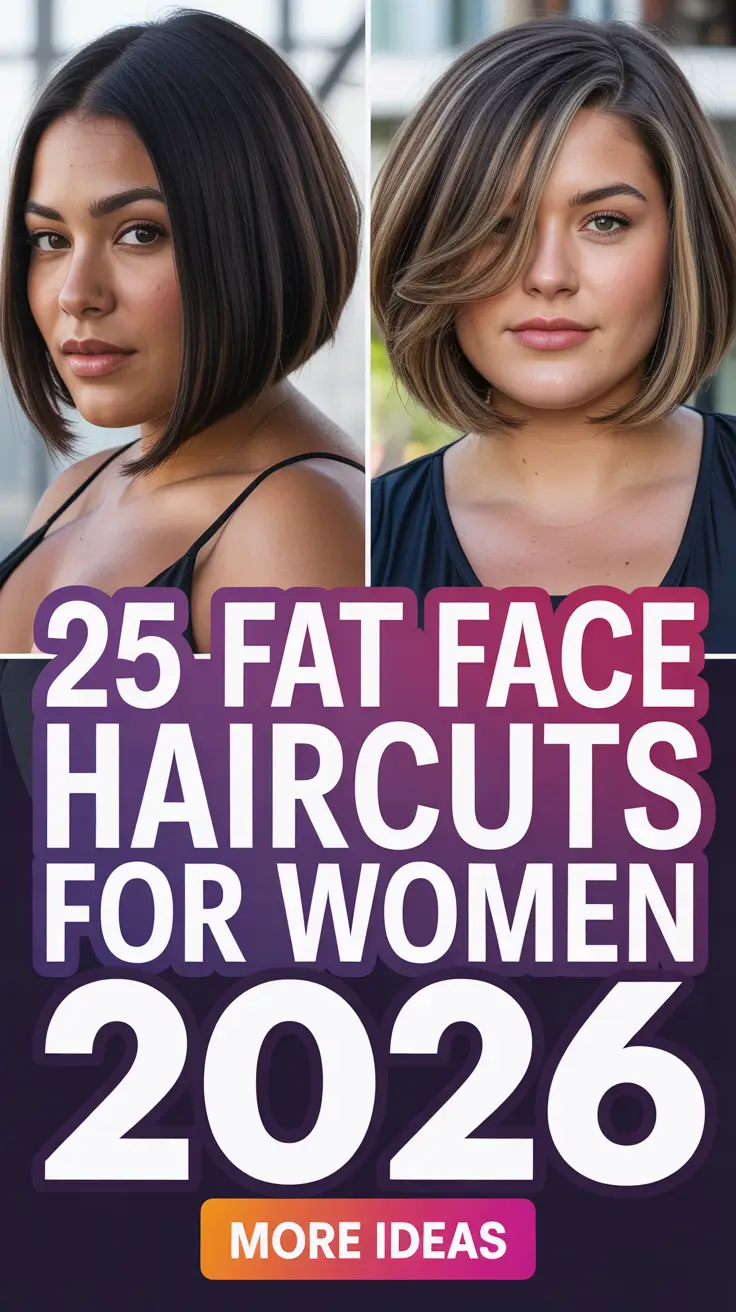 Fat Face Haircuts for Women 2026 That Flatter Every Face Shape and Hair Type