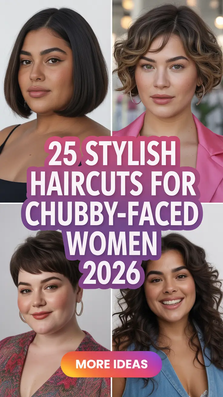 Stylish Haircuts for Chubby Faced Women 2026 That Redefine Confidence and Beauty