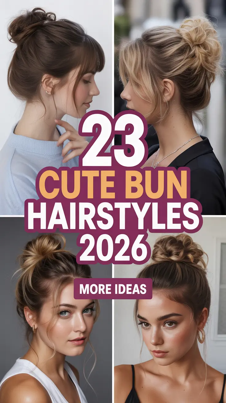 Cute Bun Hairstyles 2026 That Redefine Effortless Beauty