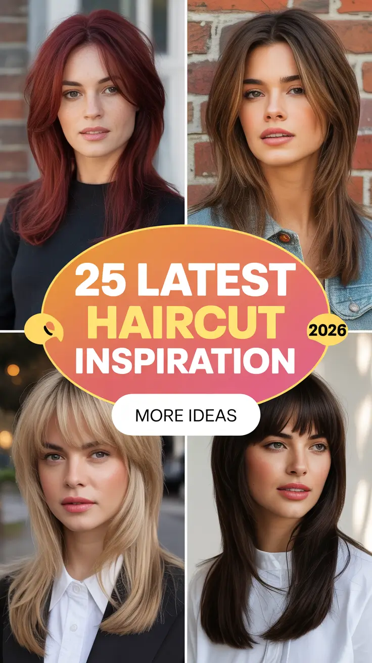 Latest Haircut Inspiration 2026 – Modern Cuts for Short, Medium, and Long Hair