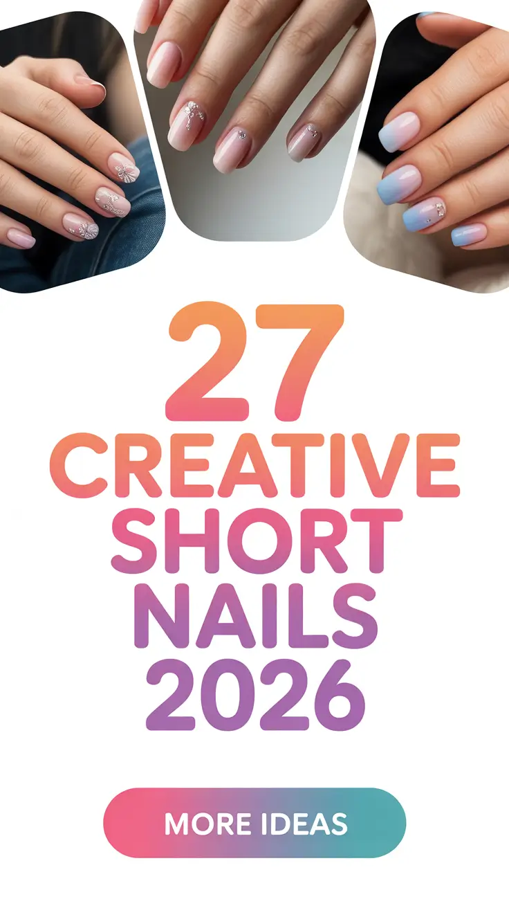 Creative Short Nails 2026 Designs Ideas and Fresh Inspo