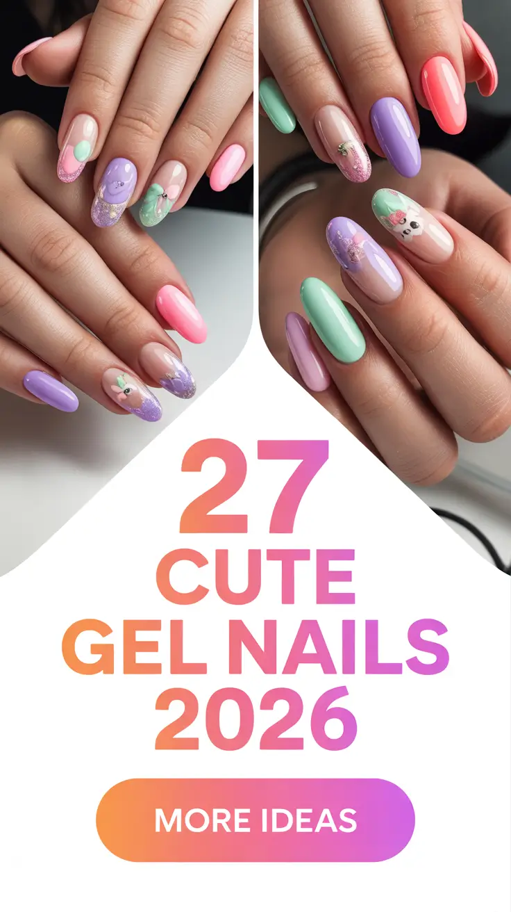 Cute Gel Nails 2026 Trends That Feel Fresh Soft and Wearable