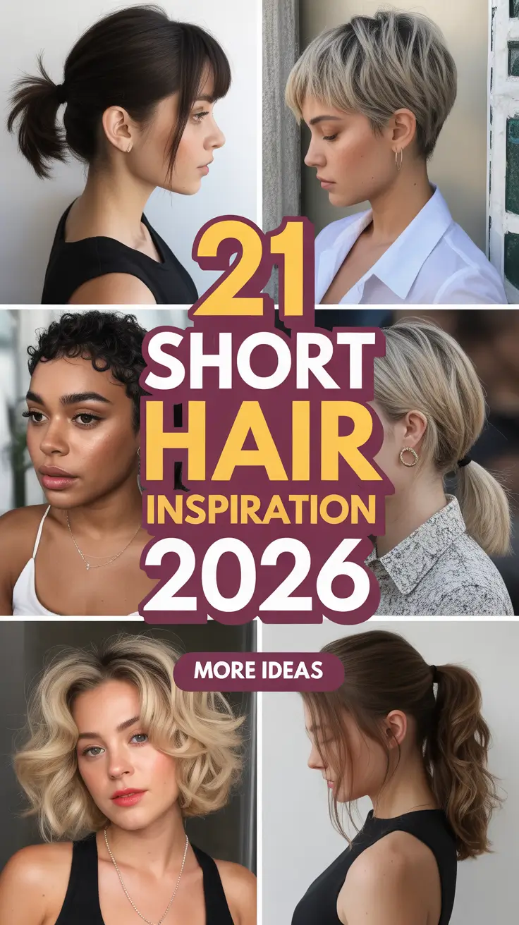 Short Hair Inspiration 2026 – Trendy Hairstyles Ideas to Try
