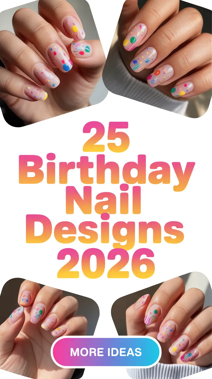 Birthday Nail Designs 2026 That Make Your Celebration Feel Even More Iconic