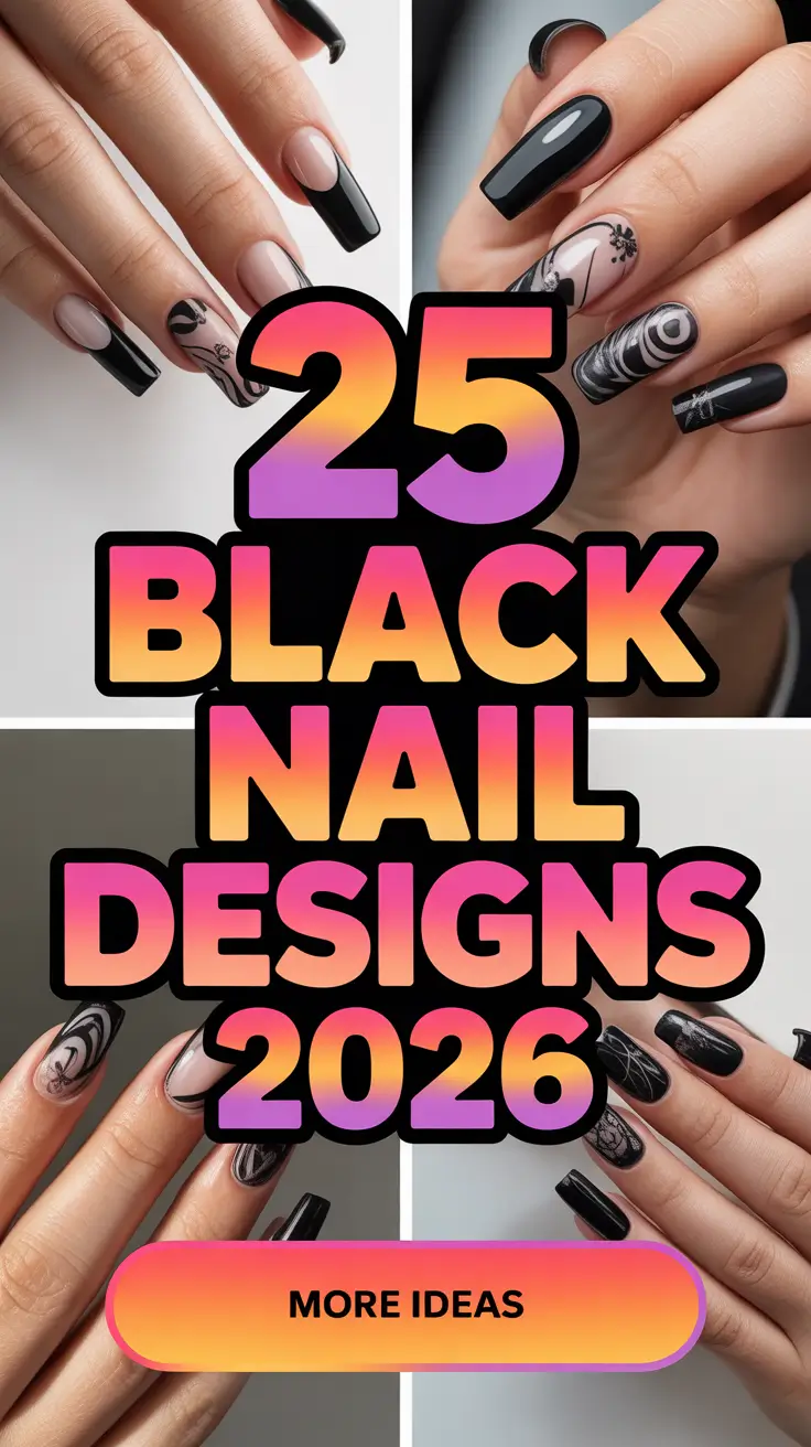 Black Nail Designs 2026 That Make Every Outfit Look More Expensive
