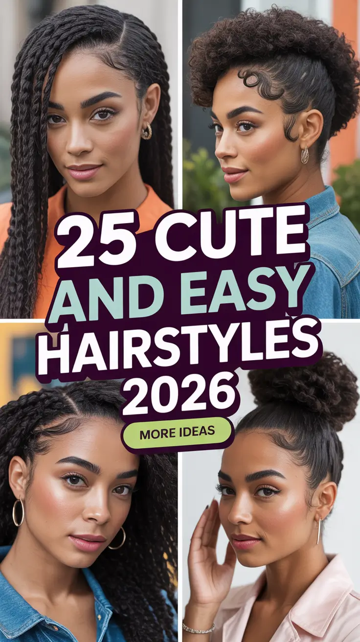 Cute and Easy Hairstyles 2026: Stylish and Effortless Looks for Every Occasion