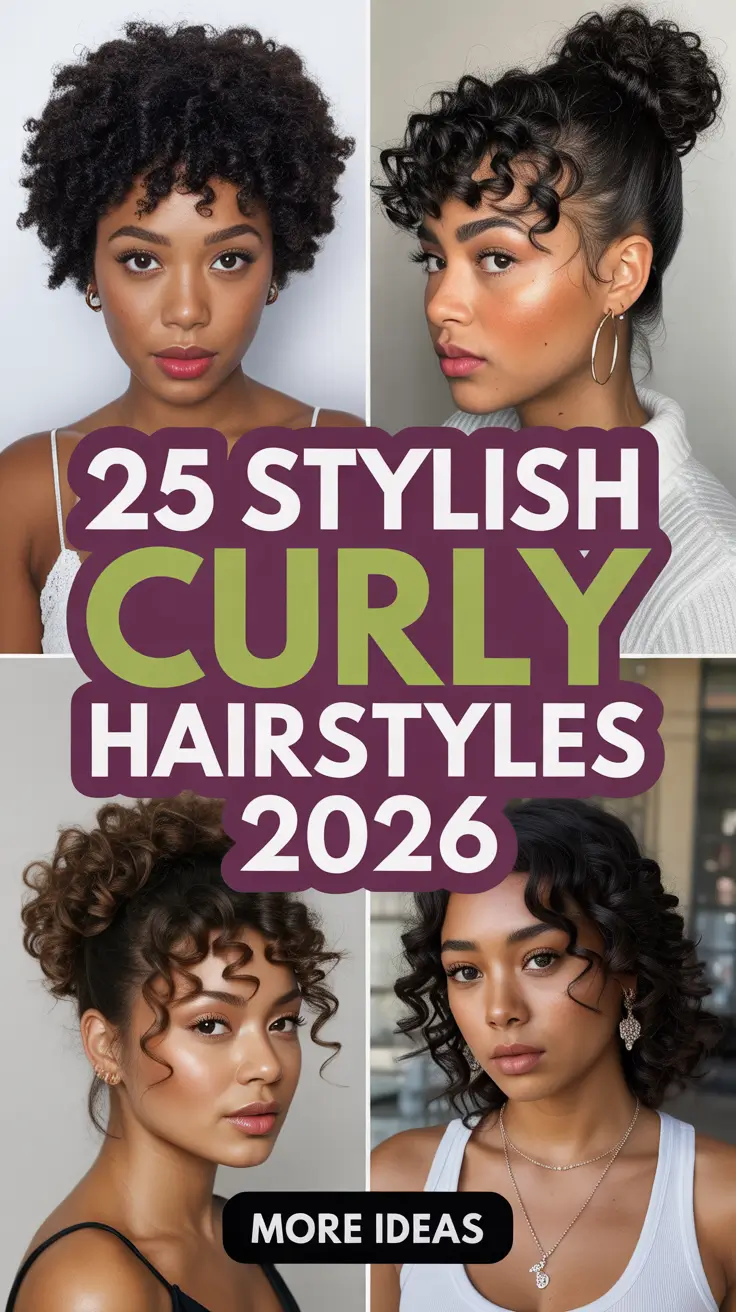 Stylish Curly Hairstyles 2026 - Trendy Looks for Every Occasion