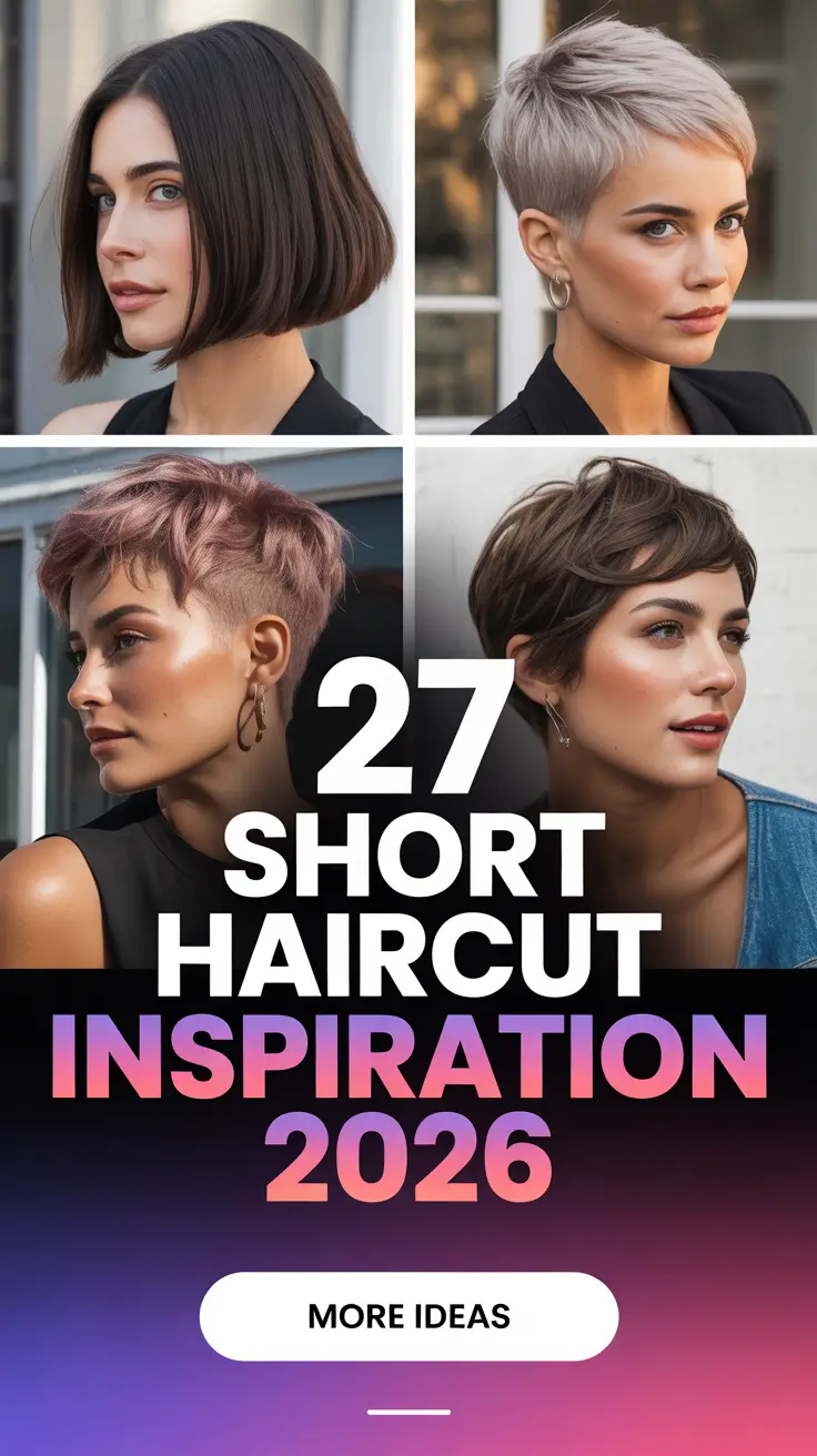 Short Haircut Inspiration 2026 – Trendy Ideas for Women with All Hair Types
