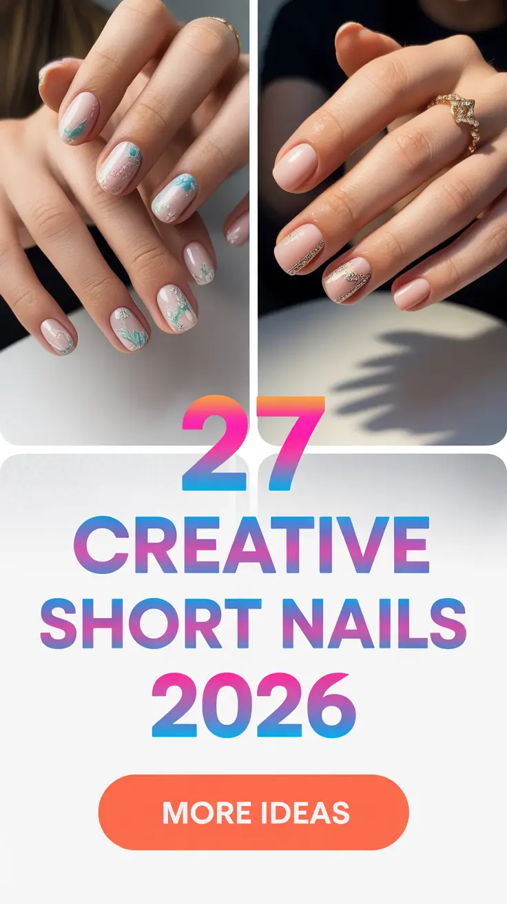 Creative Short Nails 2026 Designs Ideas and Fresh Inspo