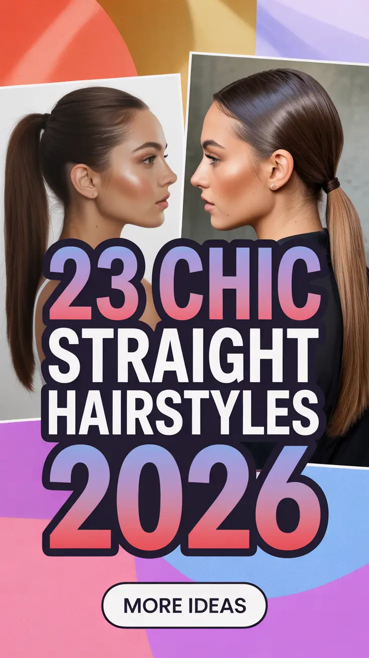 Chic Straight Hairstyles 2026 That Feel Sleek, Modern, and Effortlessly Cool