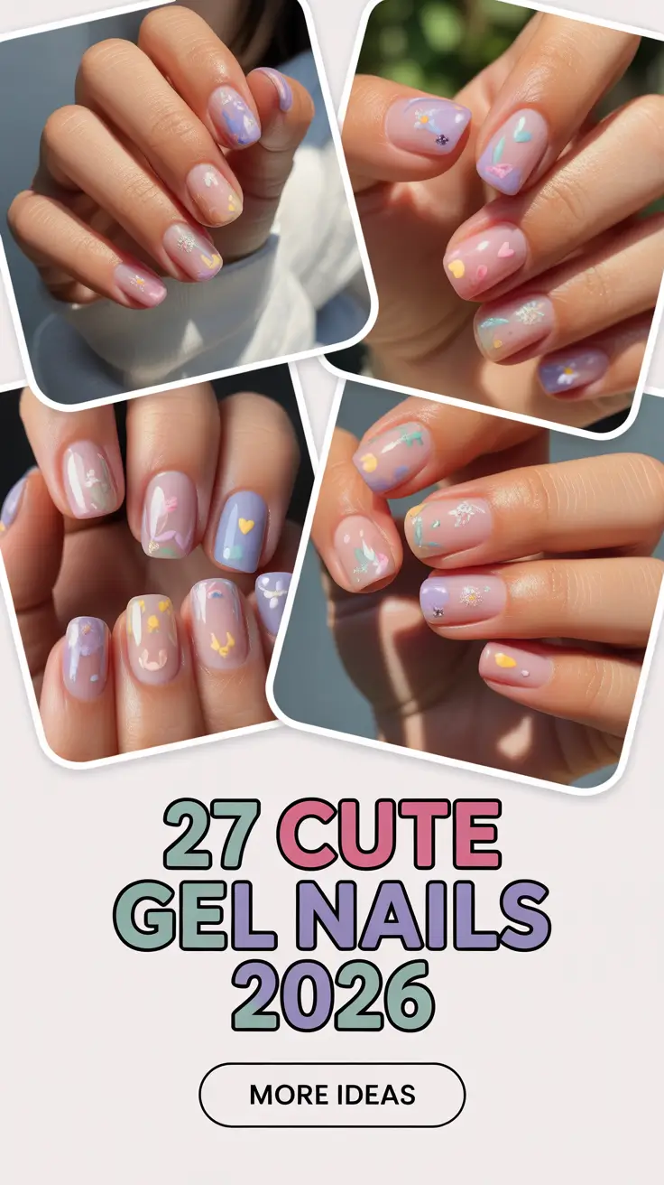 Cute Gel Nails 2026 Trends That Feel Fresh Soft and Wearable