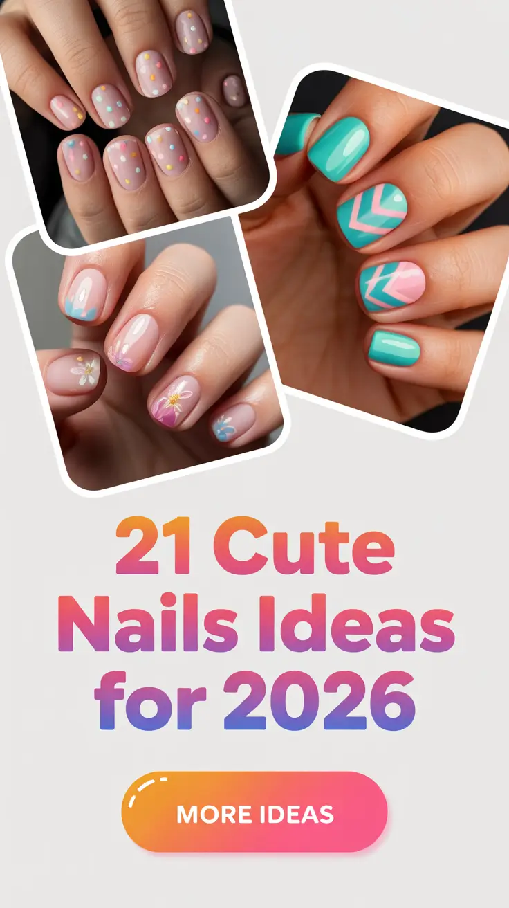 Cute Nails Ideas for 2026 That Feel Fresh Playful and Wearable