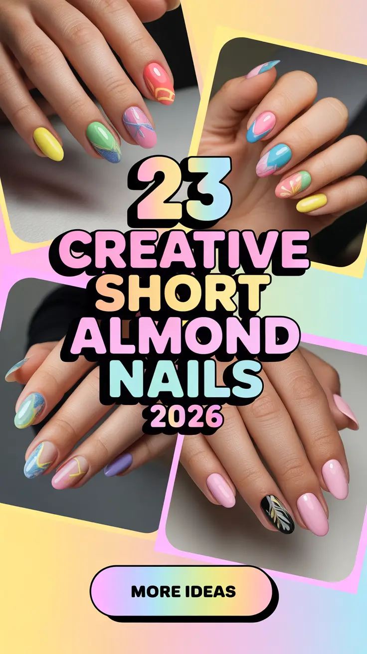 Creative Short Almond Nails 2026 Designs That Look Expensive and Fresh