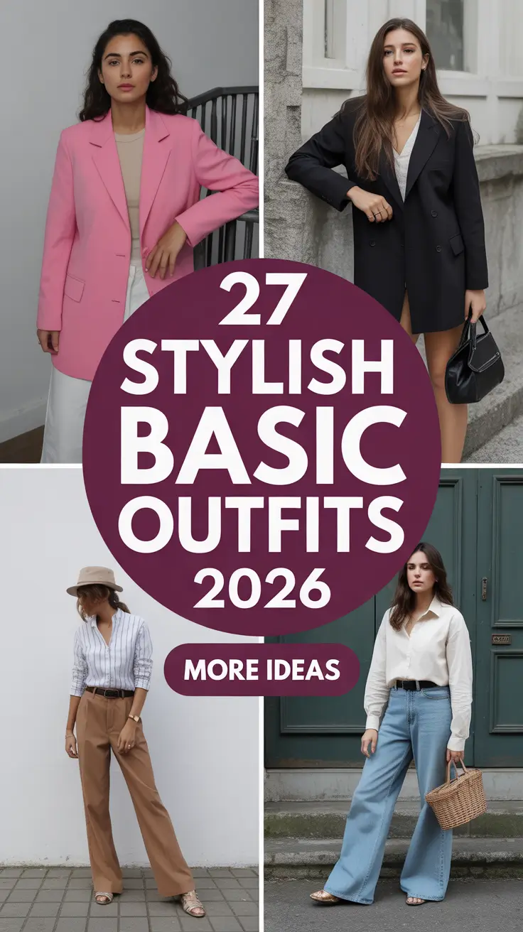 Stylish Basic Outfits 2026: The Ultimate Guide to Casual Chic and Minimalist Wardrobe Ideas