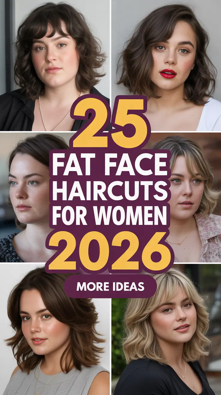 Fat Face Haircuts for Women 2026 That Flatter Every Face Shape and Hair Type