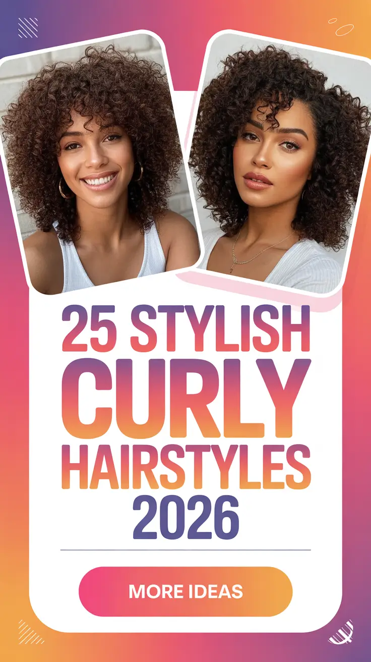 Stylish Curly Hairstyles 2026 - Trendy Looks for Every Occasion