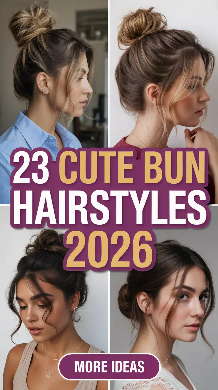 Cute Bun Hairstyles 2026 That Redefine Effortless Beauty