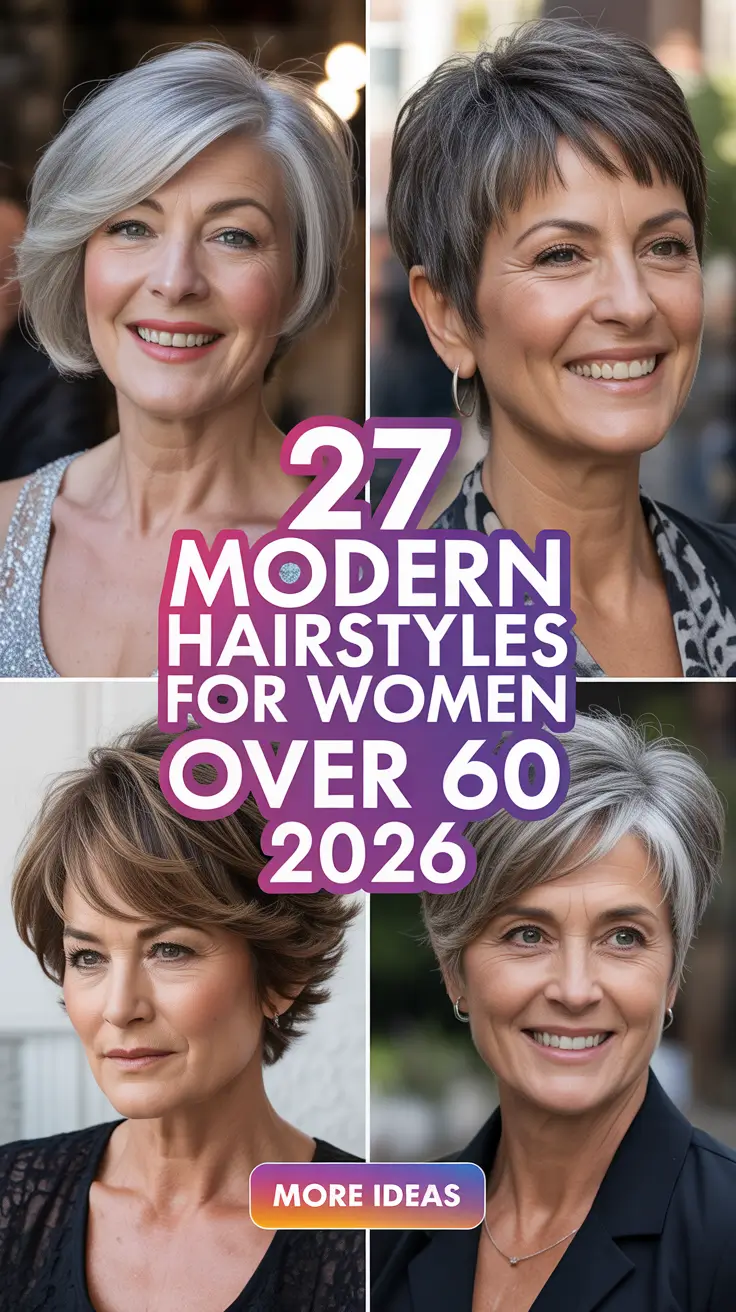 Modern Hairstyles for Women Over 60 2026 Trends That Feel Fresh and Wearable