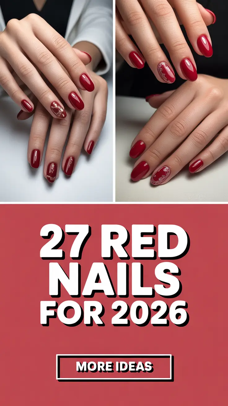 Red Nails for 2026 Designs and Ideas That Feel Modern and Timeless