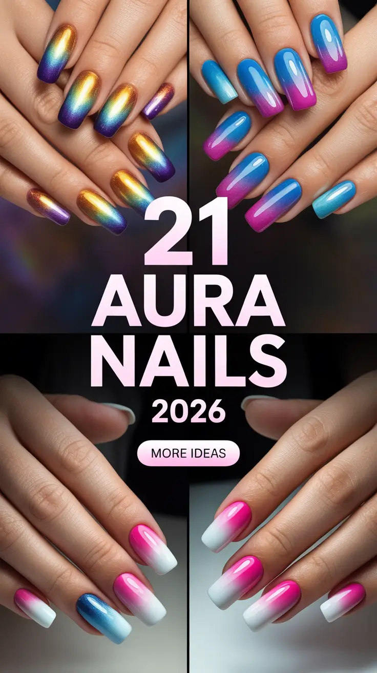 Aura Nails 2026 The Soft Color Trend Everyone Is Saving on Pinterest