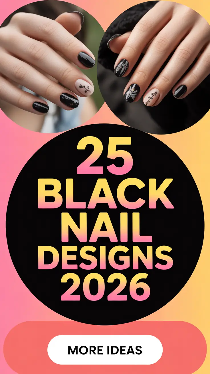 Black Nail Designs 2026 That Make Every Outfit Look More Expensive
