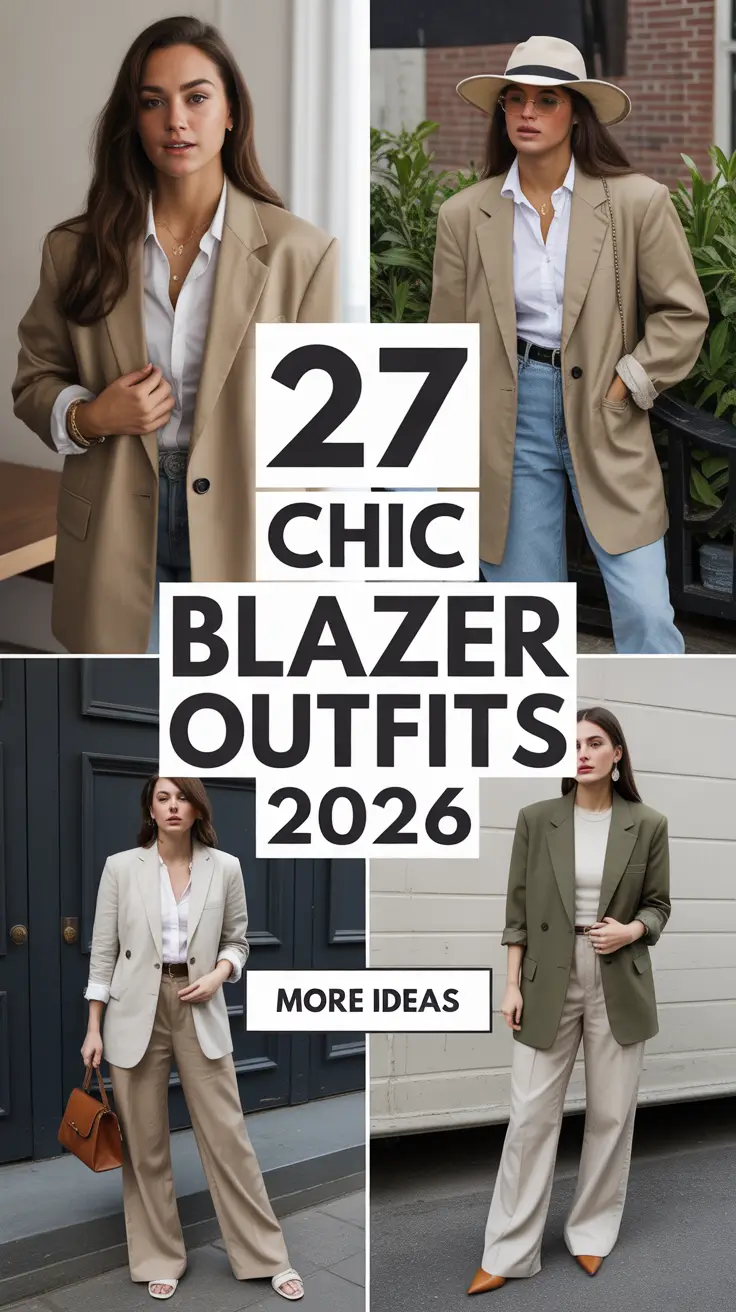 Chic Blazer Outfits 2026: Stylish Trends for Women