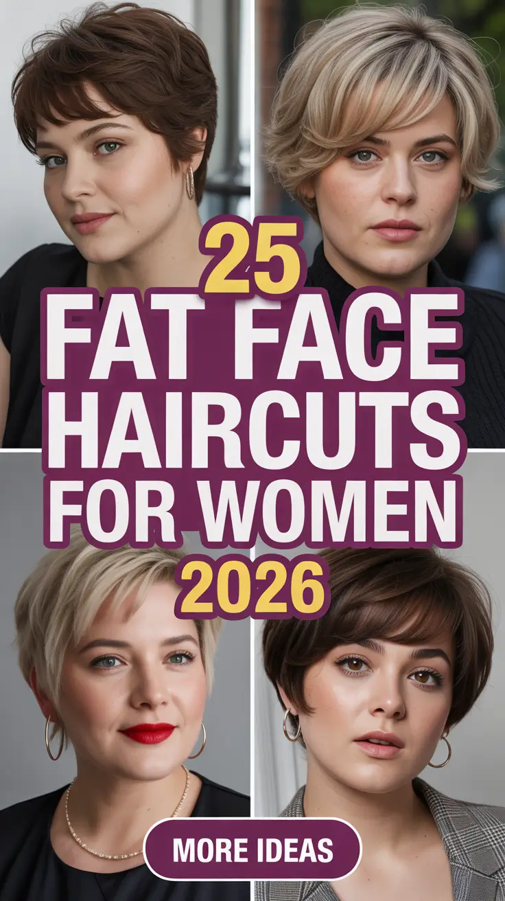Fat Face Haircuts for Women 2026 That Flatter Every Face Shape and Hair Type
