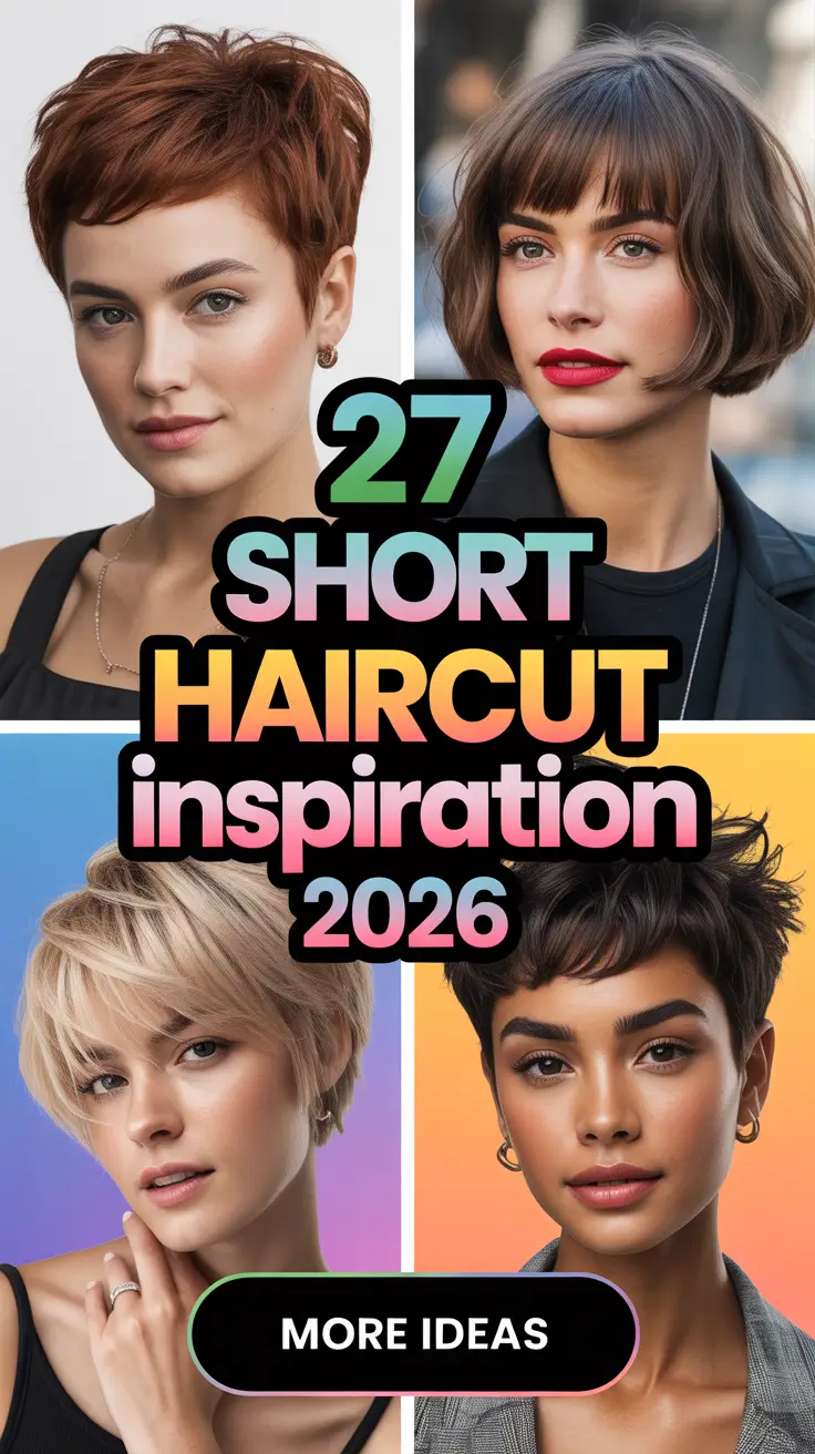 Short Haircut Inspiration 2026 – Trendy Ideas for Women with All Hair Types