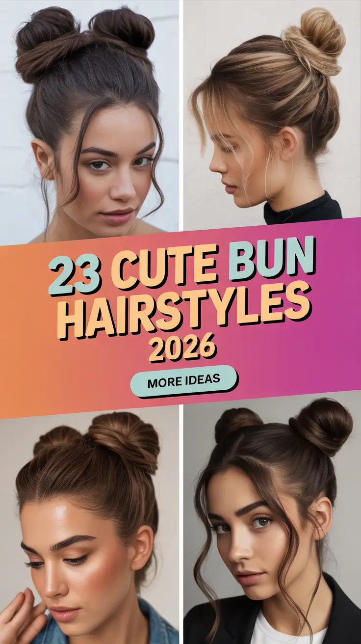 Cute Bun Hairstyles 2026 That Redefine Effortless Beauty