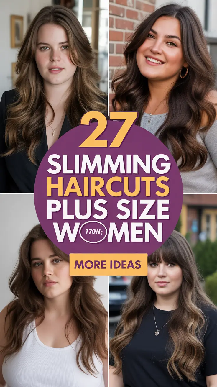 Slimming Haircuts for Plus Size Women 2026 That Flatter Every Face Shape