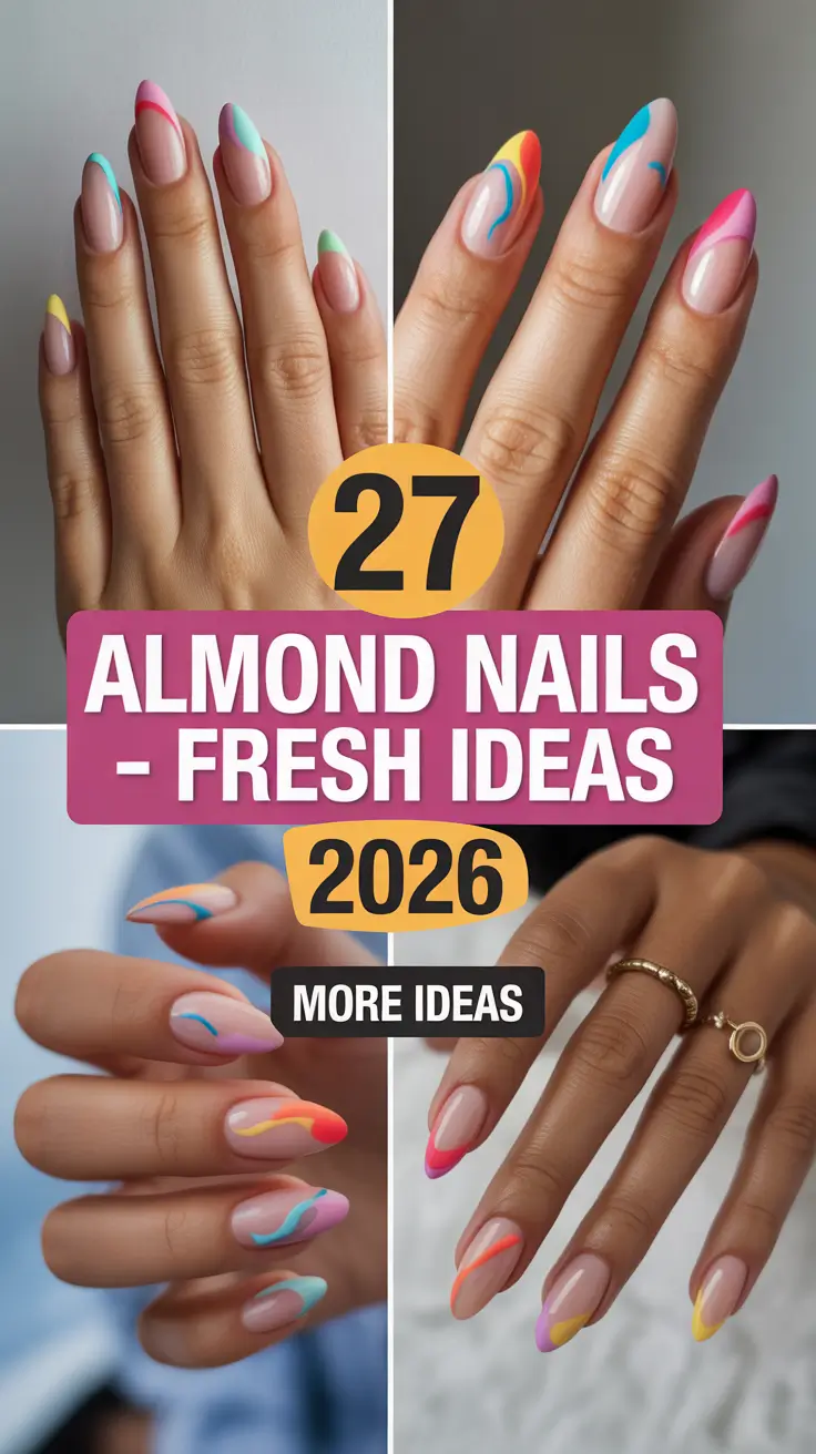 Almond Nails Fresh Ideas 2026 Trendy Designs That Feel Modern and Wearable