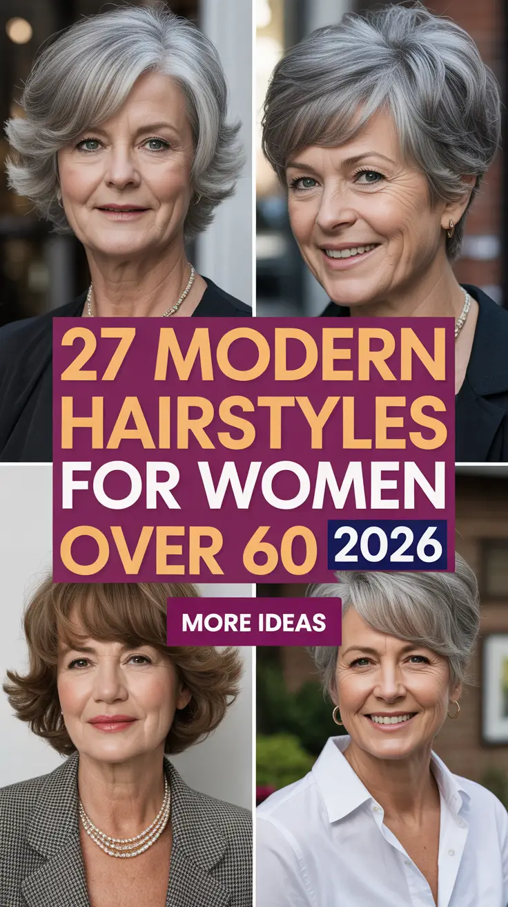 Modern Hairstyles for Women Over 60 2026 Trends That Feel Fresh and Wearable
