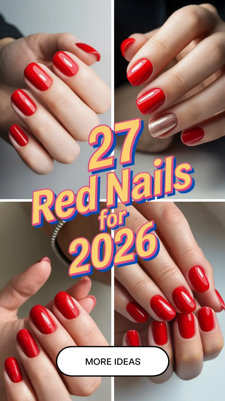 Red Nails for 2026 Designs and Ideas That Feel Modern and Timeless
