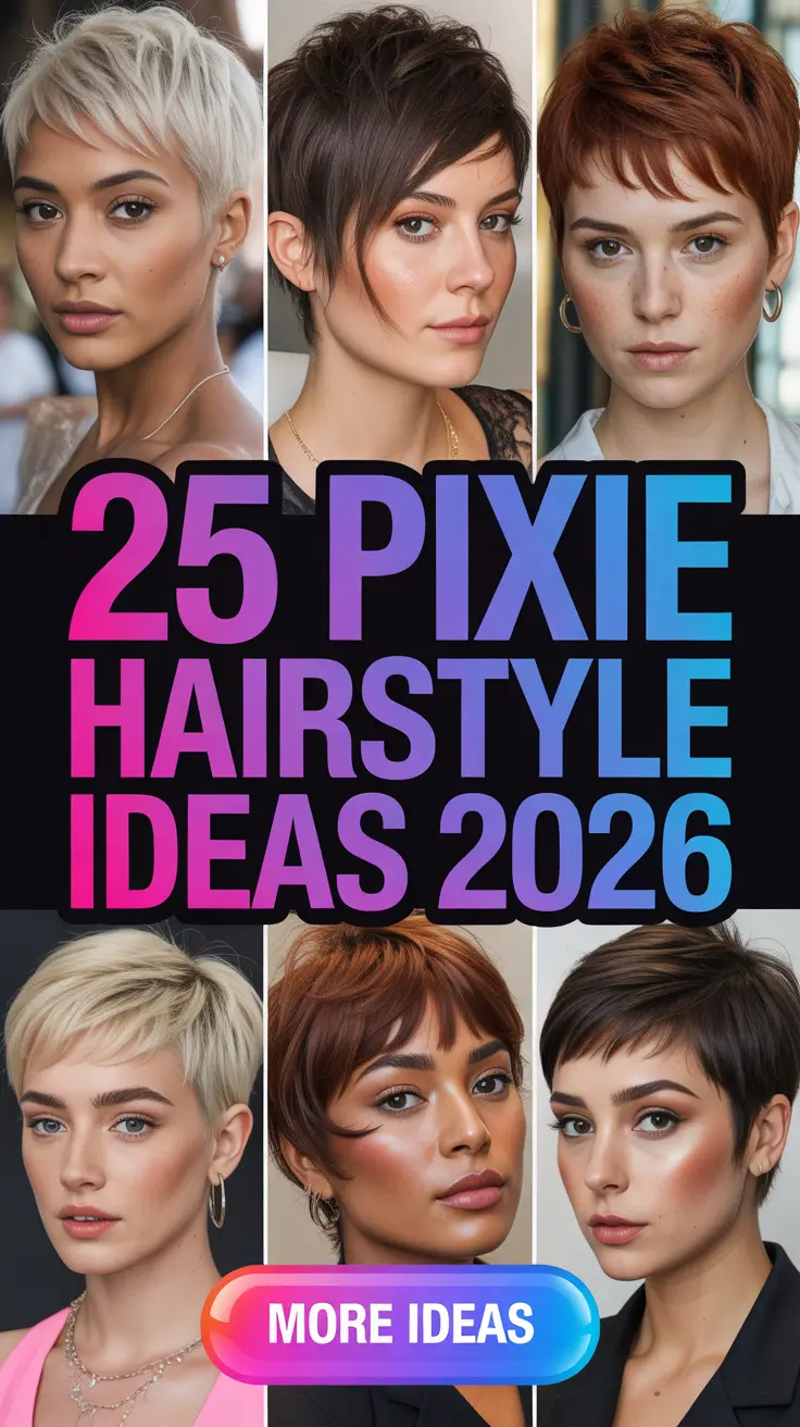 Pixie Hairstyle Ideas 2026 for Women Who Want a Fresh Short Look