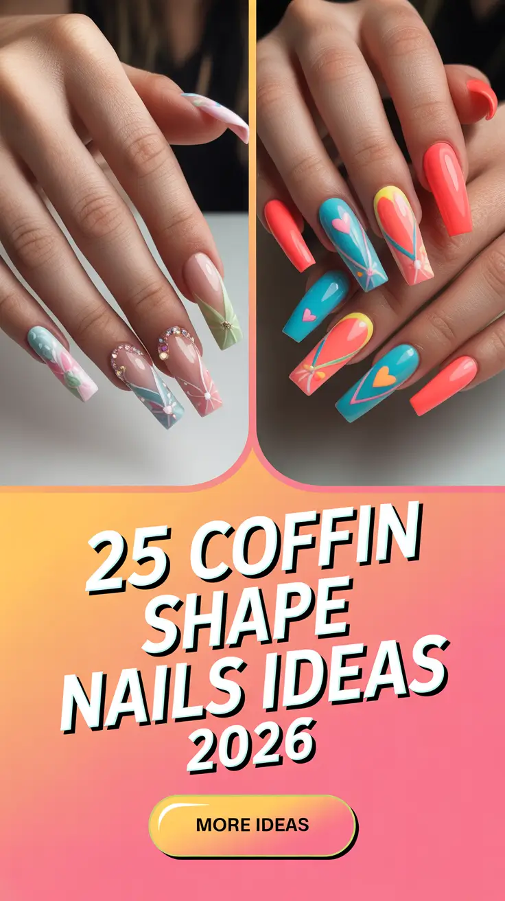 Coffin Shape Nails Ideas 2026 That Feel Modern Pretty and Wearable
