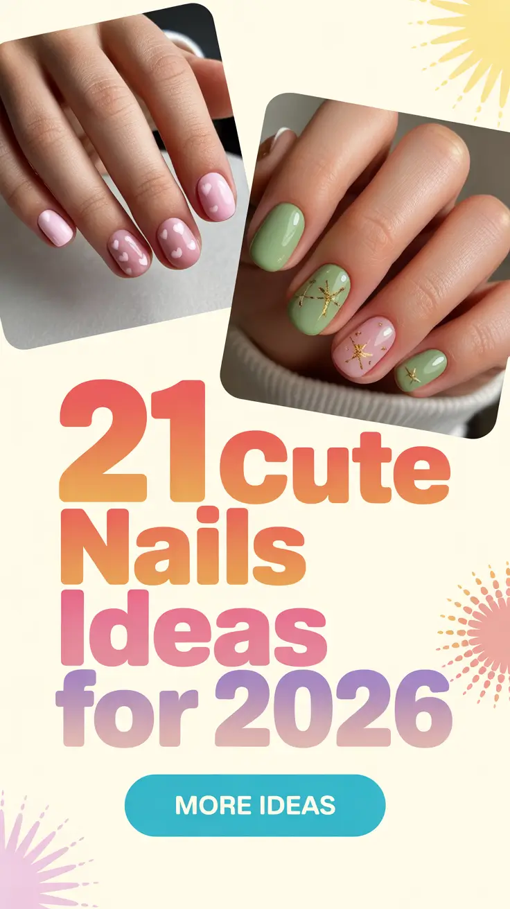 Cute Nails Ideas for 2026 That Feel Fresh Playful and Wearable