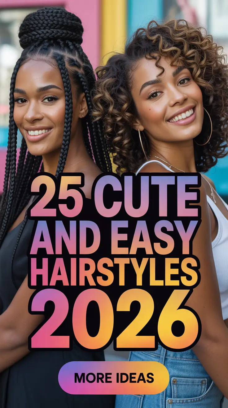 Cute and Easy Hairstyles 2026: Stylish and Effortless Looks for Every Occasion