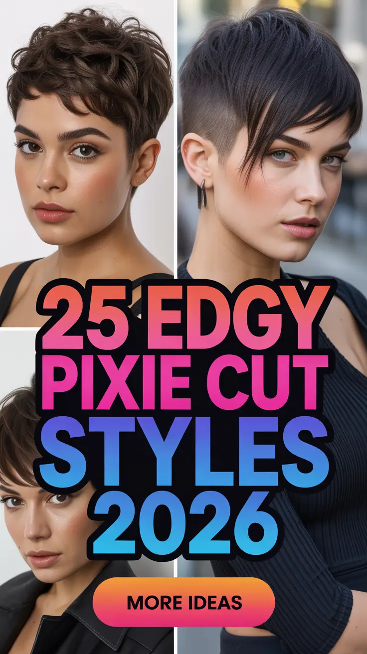 Edgy Pixie Cut Styles 2026 – Modern Short Hair Inspiration for Bold Women
