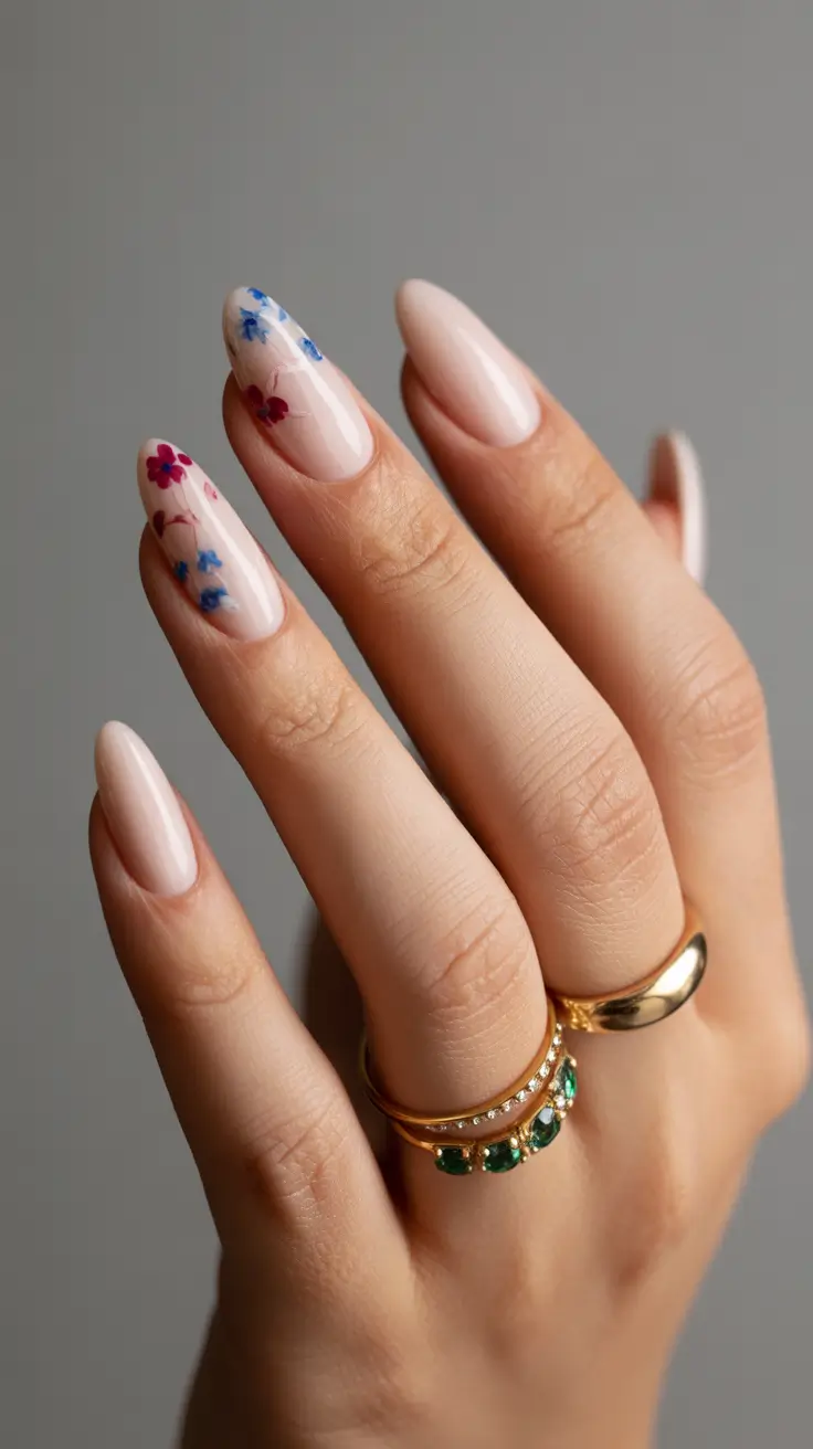 Almond Nails Fresh Ideas 2026 Natural Floral